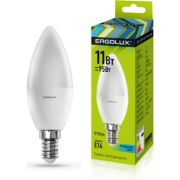 Cветодиодная лампа Ergolux LED C35-11W-E14/6500K.
