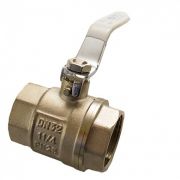 Кран латунный внутренняя резьба рычаг  1 1/4