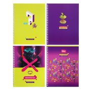 Тетрадь 60 л. клетка на гребне, обл. мел-ный картон, блок офсет,