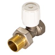 Клапан регулирующий для радиатора ручной прямой  1/2