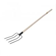 Вилы навозные, сено/солома 4-х рогие (круглые зубцы), с черенком 40мм,1 сорт,