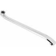 Излив смесителя для ванны, 40см, изогнутый, нерж.сталь