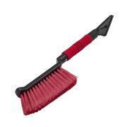 Щетка для уборки снега со скребком, мягк. наклад, рас-ой щетиной, 42см