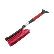 Щетка авто, со скребком, телескоп. 55-75см, распушеной щетиной.