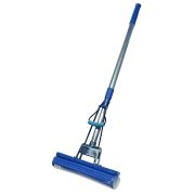 Швабра LuiDon отжимная с насадкой ПВА, телескопич ручка 121*280см, МОР один ряд роликов