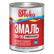 Эмаль ПФ-115  0,8кг желтая ВИТЕКО