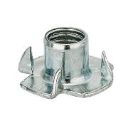 Гайка крыльчатая врезная, цинк DIN 1624 М6