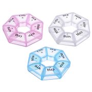 Бокс для таблеток, пластик, «Неделька», 3 цв.