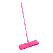 Швабра 2-х стор. насадка эконом микро. 40x12см,ручка телескоп, окр.мет, 110 см
