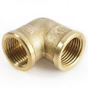 Угольник латунный внутренняя резьба 1