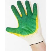 Перчатки Х/Б с двойным латексным покрытием