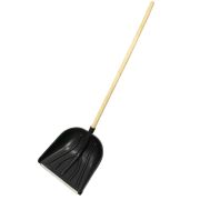 Лопата снеговая «Купец» 410х460мм c накладкой, деревянным черенком