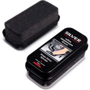 Губка для обуви СИЛЬВЕР  силикон черная