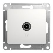 Розетка TV белый СП, (механизм) GLOSSA