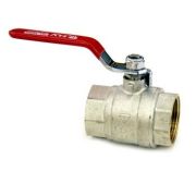 Кран латунный внутренняя резьба рычаг 3/4