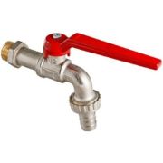 Кран латунный водоразборный рычаг 1/2