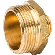 Ниппель латунный переходной наружная резьба 1«x1/2»