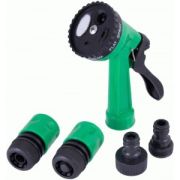 Набор д/полива 5 пред.(пистолет 5 реж., коннектор 1/2« (2шт), переход/ 1/2»-3/4