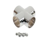 Муфта с 4-мя направлениями, Х-образная, d=25 мм